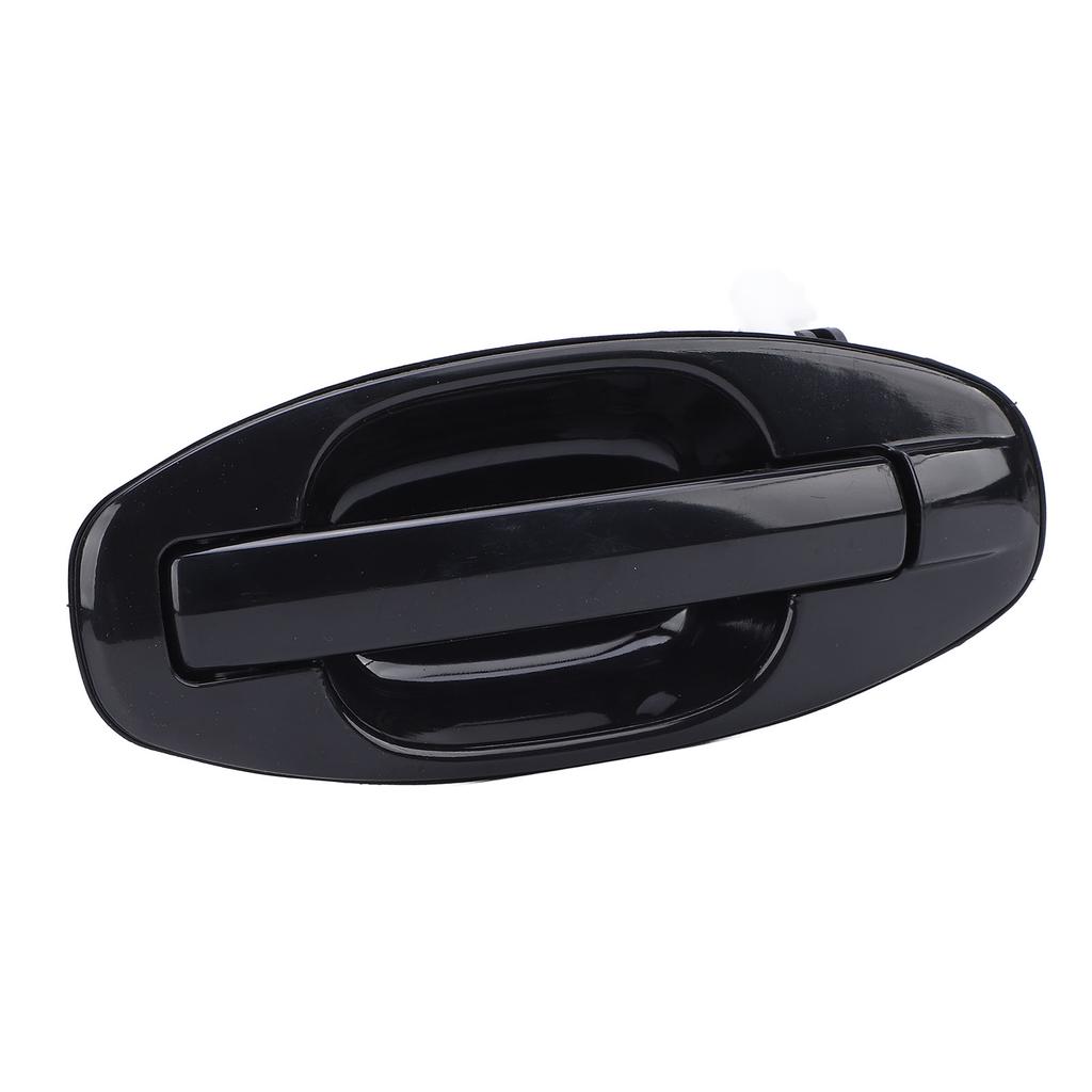 Outside Door Handle Black Comfortable Grip Abrasion Resistant Exterior Door Handle for Santa Fe 2001 2006 Rear Left: