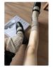 Plusox Women's Beige Cotton Over-the-Knee Warm Socks - Autumn/Winter Collection