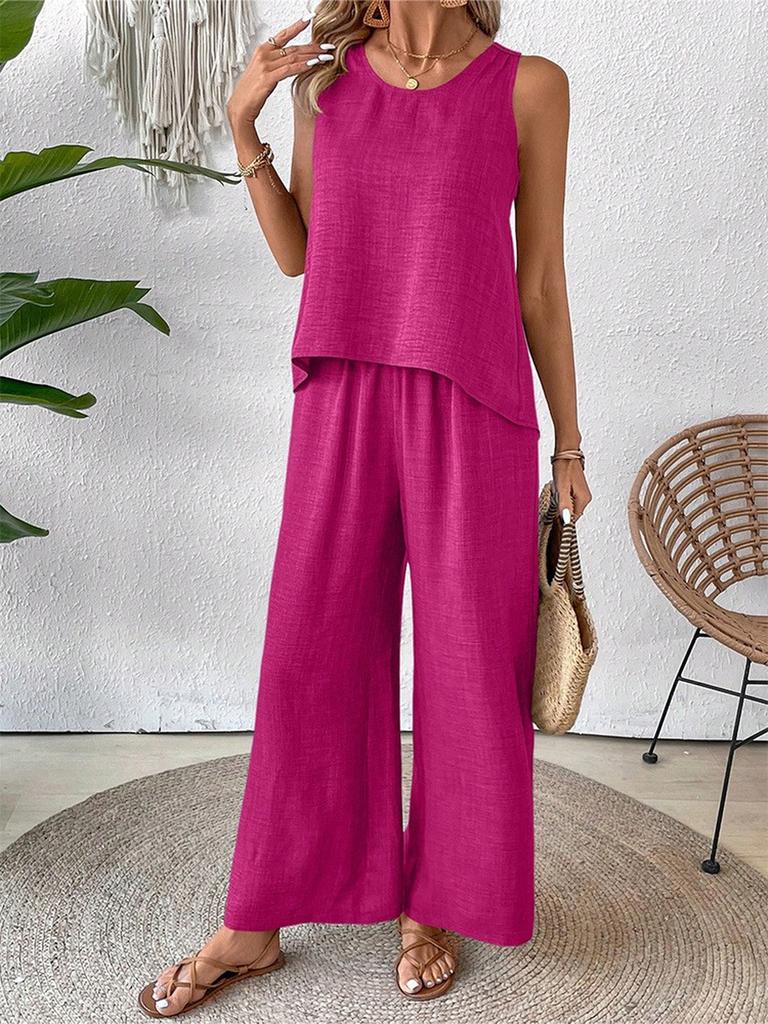 Casual Fashion Chic New Solid Backless Hollow Flower Set Trendy