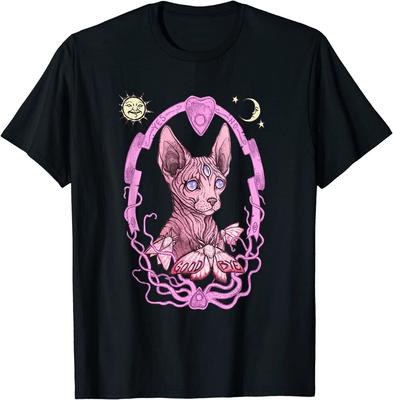 Pastel Sphynx Cat Design Great Premium Tee Unisex T-shirt