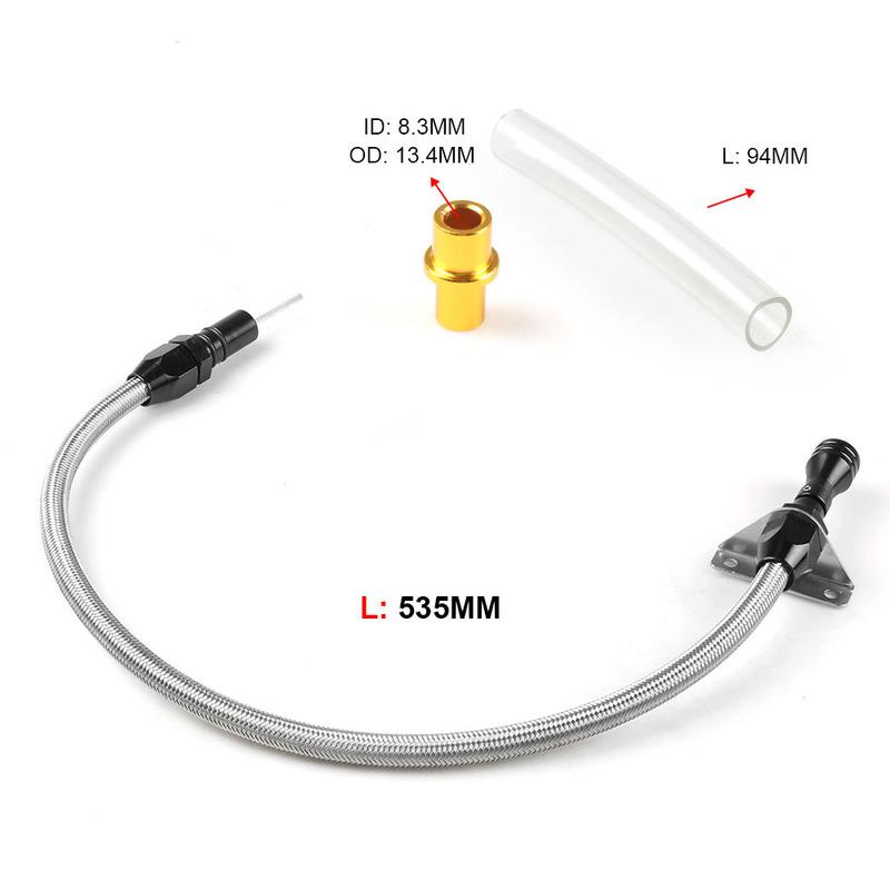 TH350 TH400 Flexible Stainless Transmission Dipstick ForGM Chevy TH-400 TH-350 Turbo SBC BBC 350 400