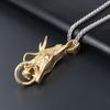 Stainless Steel Dragon Necklace New Punk Retro Jewelry Dragon Pendant Necklace For Man Gift
