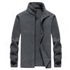 Winter Fleece Hiking Jacket Windbreaker for Men Sportswear Wool Lining Thickened Warm Men's Coat Plus Size Overcoat