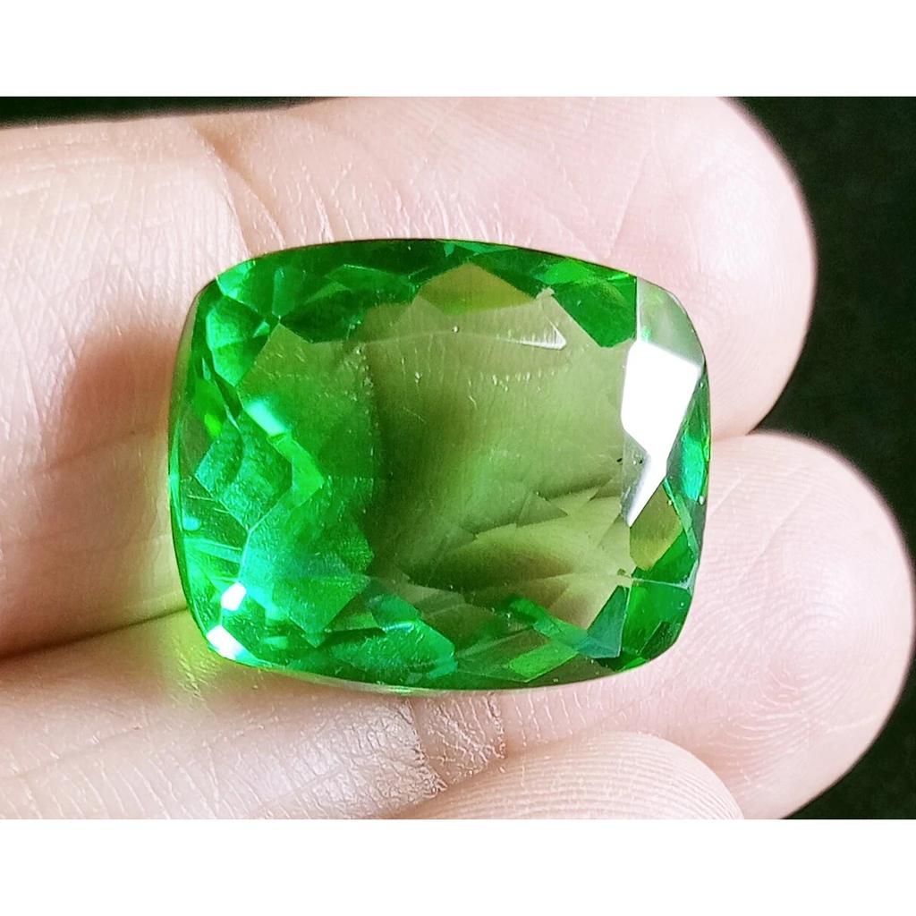 Rare A++ Peridot Green Natural Cushion Cut 18-20 Ct Certified Loose Gemstone