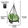 Jhula for Adults/Premium Round Shaped Swing for Adults/Swing for Balcony/Hammock Swing/Jhoola for Adults Outdoor/ 150kgs Weight