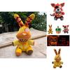 18cm Midnight Bear Plush Toy Red Fox Brown Bear Anime Game Collectible
