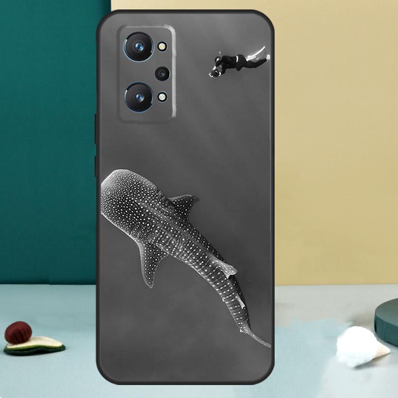 Ocean Whale Shark Animal For OPPO Realme C33 C55 C35 C31 C30 C21Y C25 C11 C15 GT Neo 5 3T 2T 8 9 10 11 Pro Plus Case