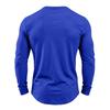 Men's Casual Long Sleeve Neck T-Shirt with Chest Pocket