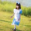 Formemory Alice Cosplay Costume, Kids' Maid Outfit with Apron and Headband, Perfect for Halloween, Events, Cultural Festivals, School Festivals,