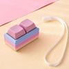 Lightweight Push Button Stress Relieving Toy with Lanyard Sensory Fidget Toy for ADHD Adults Kids Anxiety Relief