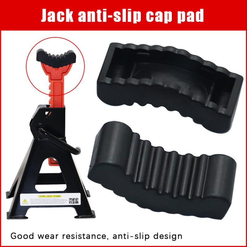 1Pc Car Slotted Lift Jack Stand Rubber Pad Floor Adapter Rail Grip Repair Pads 6Ton Pinch Lifting Universal Tools Frame Safety