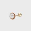 14K Pink Gold Switch Lovely Freshwater Pearl Piercing TESK4P20562M-3