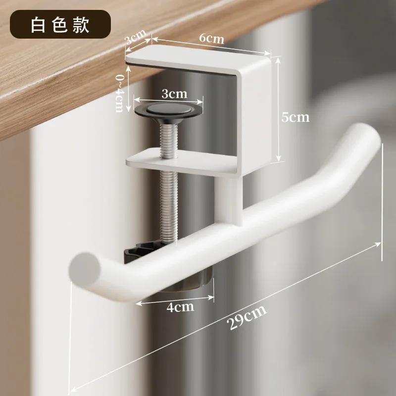Desk Bag Hanger Portable Bag Hanger School Office Desk Edge Bag Hook Desktop Backpack Hanger Punch Free Desk Side Handbag Rack белый