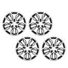4 Pcs 14 Inch Hubcaps Full Protection Stylish Look Universal Fit R14 Wheel Rim Cover for Most Cars Truck SUV Silver