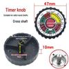 Timer per pentola a pressione elettrica e friggitrice ad aria con campanello, 60/90/120 Min, Interruttore temporizzatore a semicerchio/asse a croce