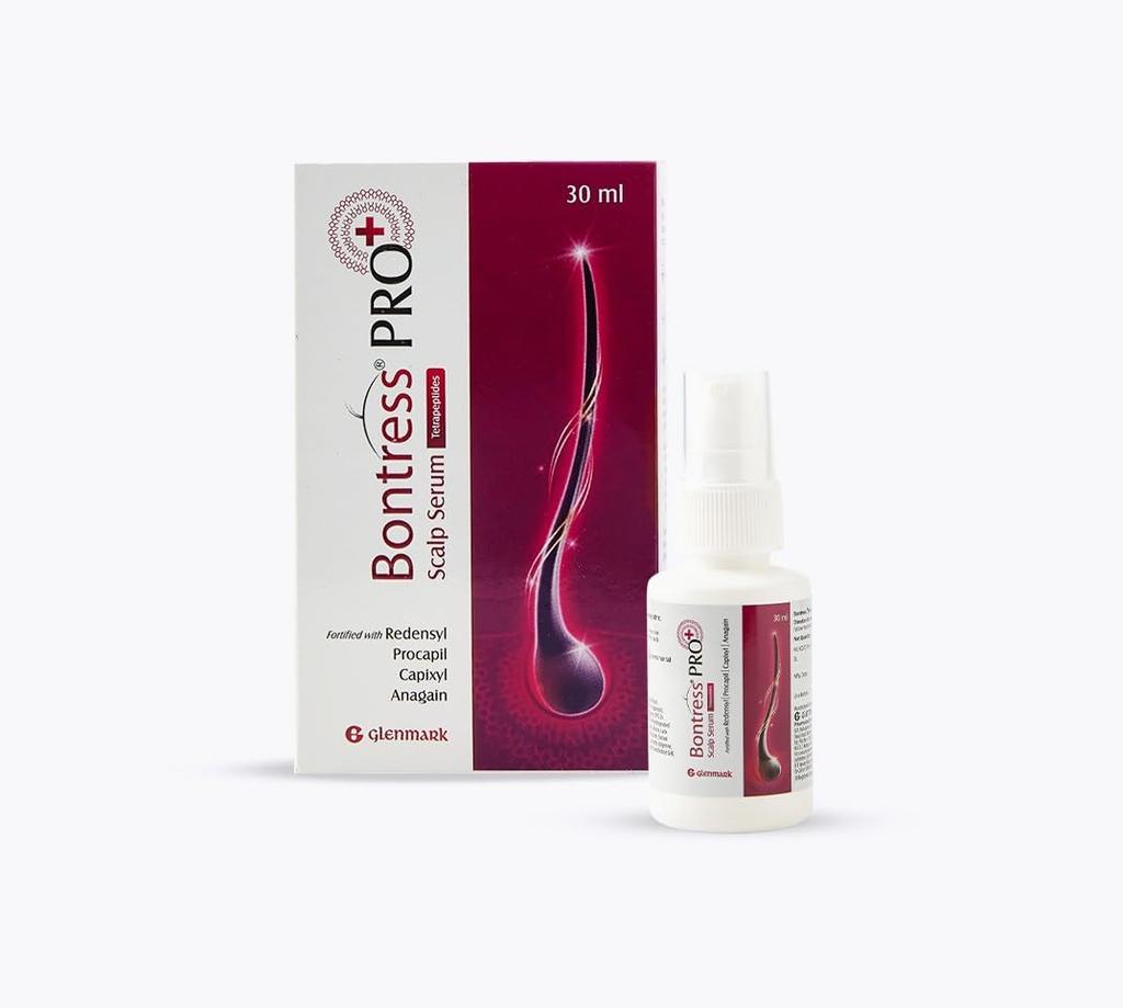 Bontress PRO+ Scalp Serum Fortified with Redensyl, Anagain, Capixyl,Procapil | Hair Serum for Hair Growth & Hair Fall 30ml