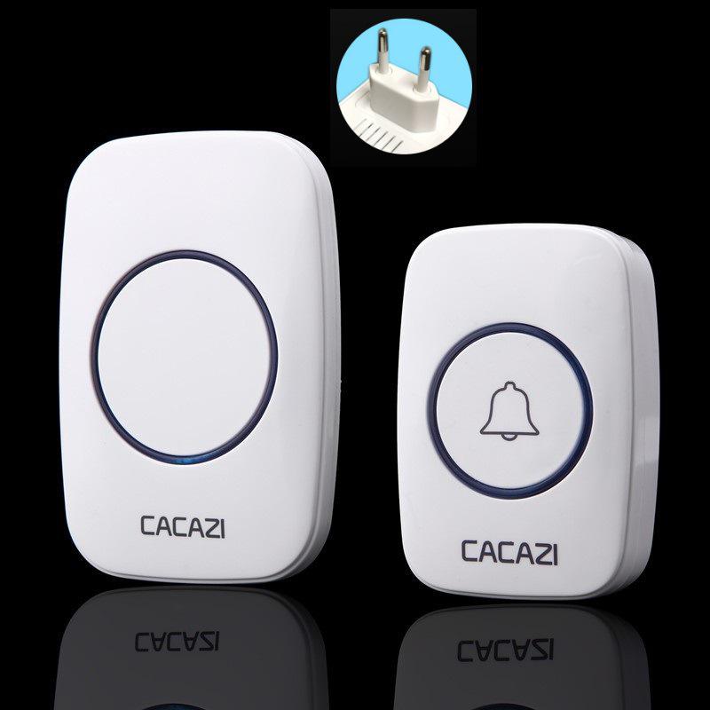 A10 Wireless Long-Range Home Doorbell with Multiple Call Bells and Elderly Pager, Compatible with EU, US, and UK Standards.