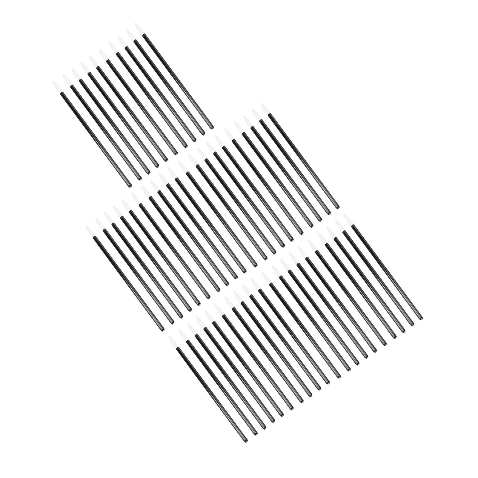 

50 шт. одноразовых кисточек для подводки глаз с тонким кончиком, портативные многофункциональные аппликаторы для подводки глаз