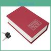 Storage Safe Box With Book Keys Stainless Steel Secret Hidden Book Shape Case For Home Office Shop
