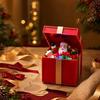 Christmas Glowing Snow House Music Box: Festive Resin Ornament & Night Light Gift