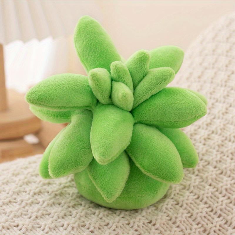 3D Succulent Plush Toys Room Decor Simulation Plants Potted Toys Nature Decorative Throw Cactus Multiple Colors