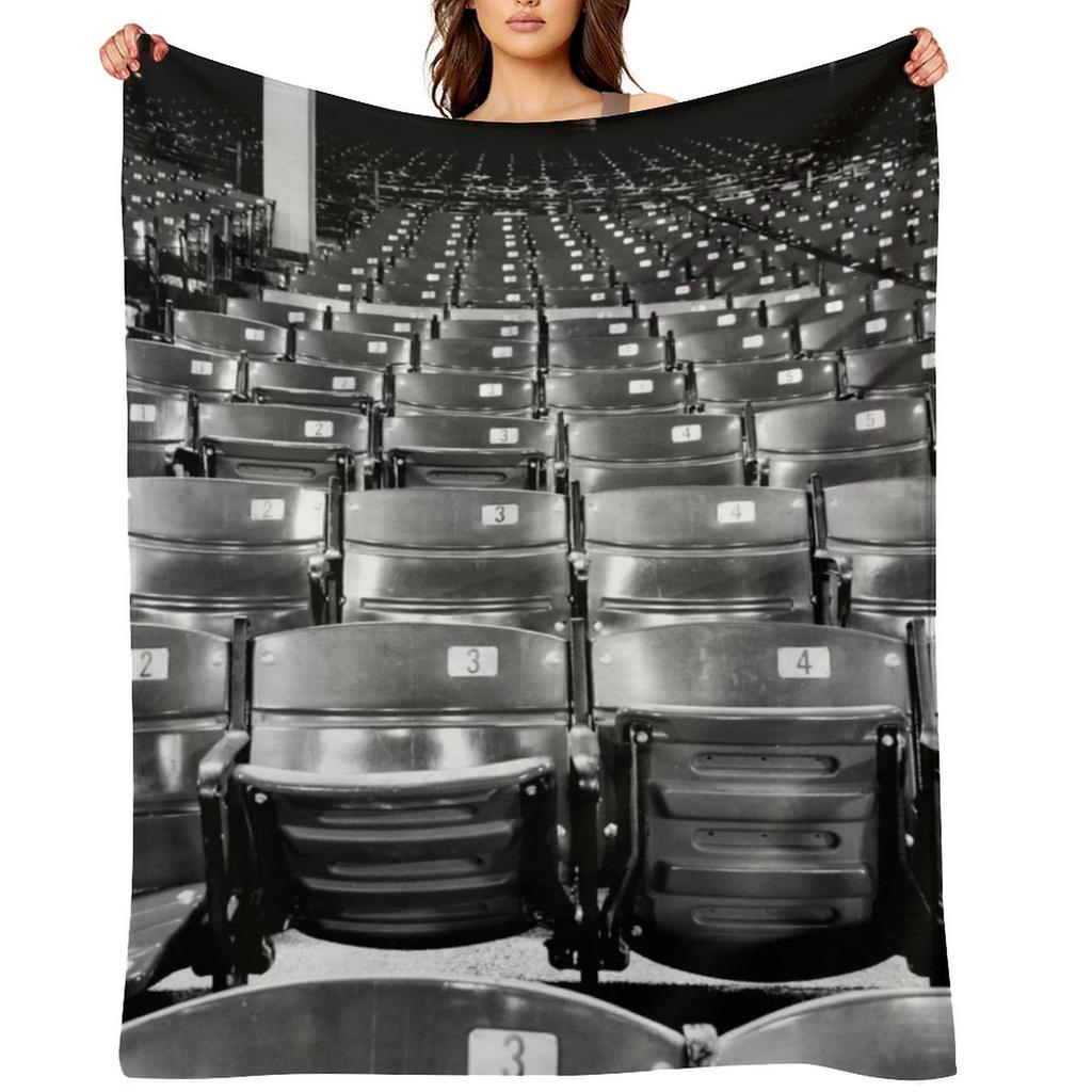 Fenway Park Seats - Boston, Massachusetts Throw Blanket Fashion Sofas For Sofa Thin Thin Decorative Sofas Blankets