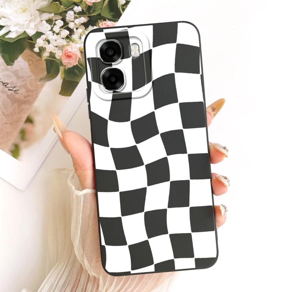 For Oppo A6 4G Case Oppo A6x 5G CPH2783 Pretty Girl Sunflowers Painted Cover Soft Silicone Case For Oppo A6x 4G OppoA6 5G Fundas