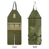 Multiple Pockets Garden Apron Adjustable Leg Protection Dirt-resistant Farming Apron Oxford Cloth Wear-resistant