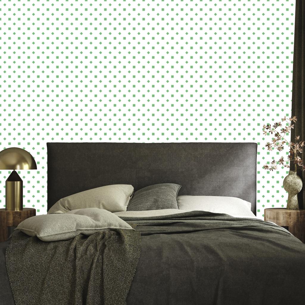 Dots Wallpaper, Fine Detail, White for Living Room and Bedroom 50x1000