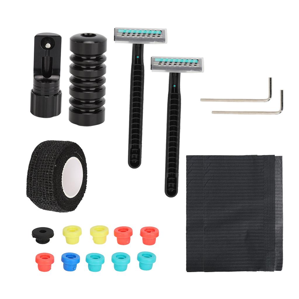 Manual Tattoo Kit Multifunction Complete DIY Poke Tattoo Tools Set for Home Beginner