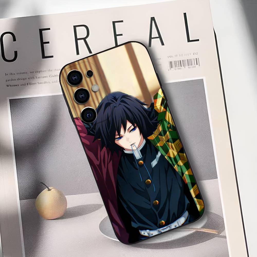 

Чехол для телефона Giyu Tomioka Emo Hashira, силиконовый, мягкий, для Samsung S25, S24, S21, S22, S23, S30, Ultra, S20, Plus, Fe, Lite Samsung S23ULTRA5G