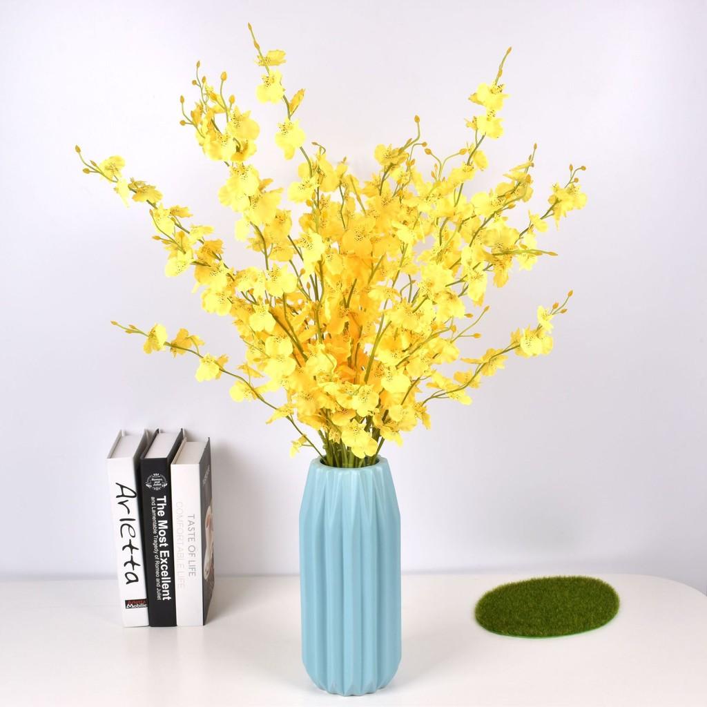 Fivebranch Oncidium Artificial Arrangement For Photography Party And Indoor Decor With Realistic Look