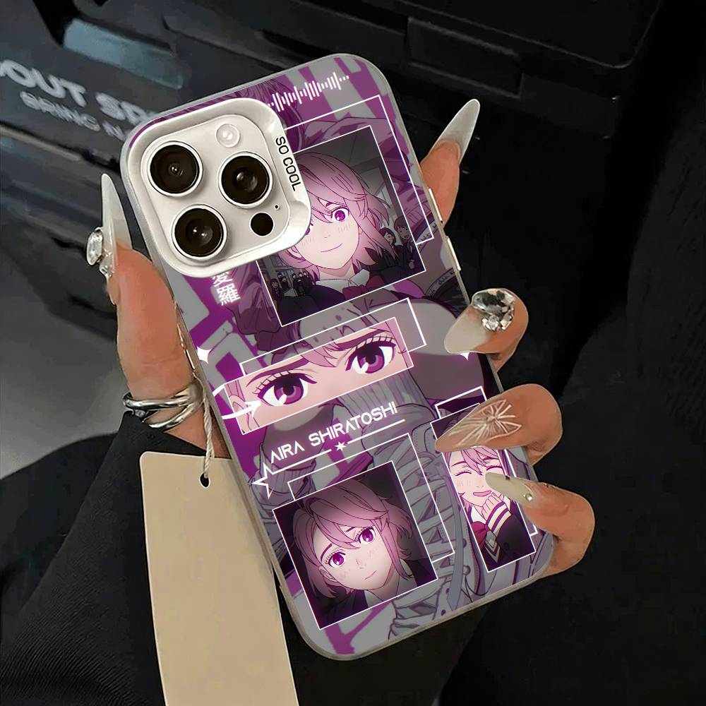 Popular anime-D-Dandadan Phone Case For iPhone 17,16,15,14,13,12,11 Plus,Pro Max,XS,white Silver Phone Case