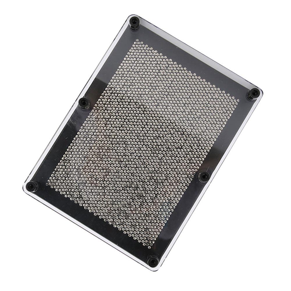 Silver Handprint Toy Metal Three Dimensional Toy Needle Toy  Office Desk Decoration