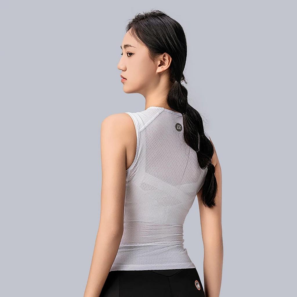 Women's quick-drying 3D fabric cycling vest t-shirt XL / XXL - white