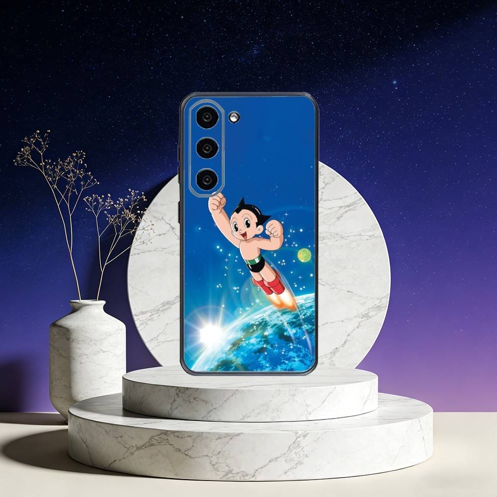 Astro B-Boy Anime Phone Case For Samsung Galaxy A73,A72,A71,A70,A53,A52,A51,Others Soft Black Cover