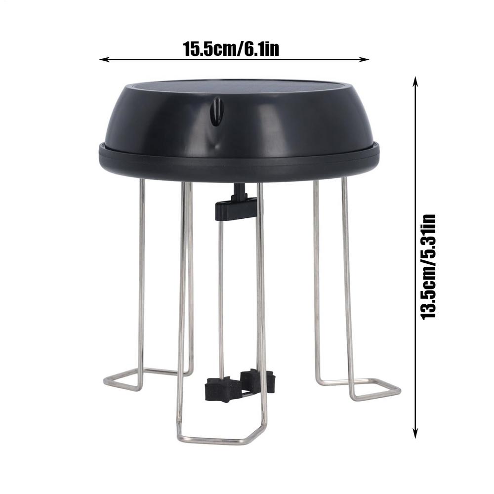 

1pcs ABS Solar Water Wiggler for Bird Bath Round Shaped 5V 0.5W Solar Powered Water Agitator Bubbler for Garden Pond Decoration