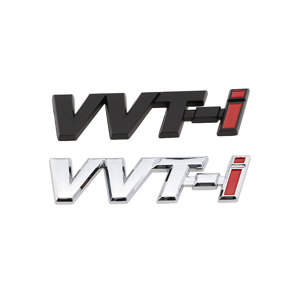1pc Universal VVTI Style Car Refit Sticker VVT-i Racing Badge Emblem Decal Logo Sticker Plate Car Styling Accessories
