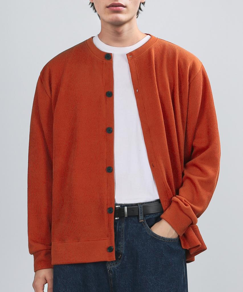 Veryvain Gaff Tex Round Cardigan (Brick)