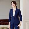 Petite One-Button Women's Suit Set – Elegant Formal Workwear for Spring Office and Jewelry Professionals