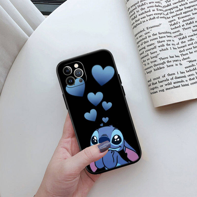 MH84 Lilo Stitch Phone Shell Case for iPhone 7 8 11 12 13 14 15 16 17 16E XS Pro Max XR X SE Air