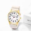 Unisex Analog Watch with Nylon Strap, Calendar: Easy to Read, 24-Hour Display, Water Resistant, Quartz Movement - Fashion Accessory - Valentine's