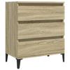 Vidaxl Chest of Drawers, Sonoma Oak, 60X35X70 Cm, Wood-Based Material