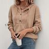 Fall/Winter Hooded Padded Long Sleeve Sweatshirt Top