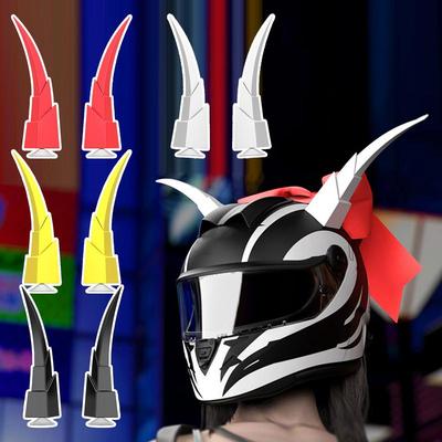 Für Skateboarding Motorradhelm Hörner Helmaufsatz Hörner Dekoration Stabiles Und Auffälliges Ornament Für Motorrad