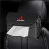 nlvc3 Car Tissue Box Car Seat Back Tissue Hanging Storage Bag For Mitsubishi ASX EVO Lancer EX Montero Mirage Outlander Grandis Pajero