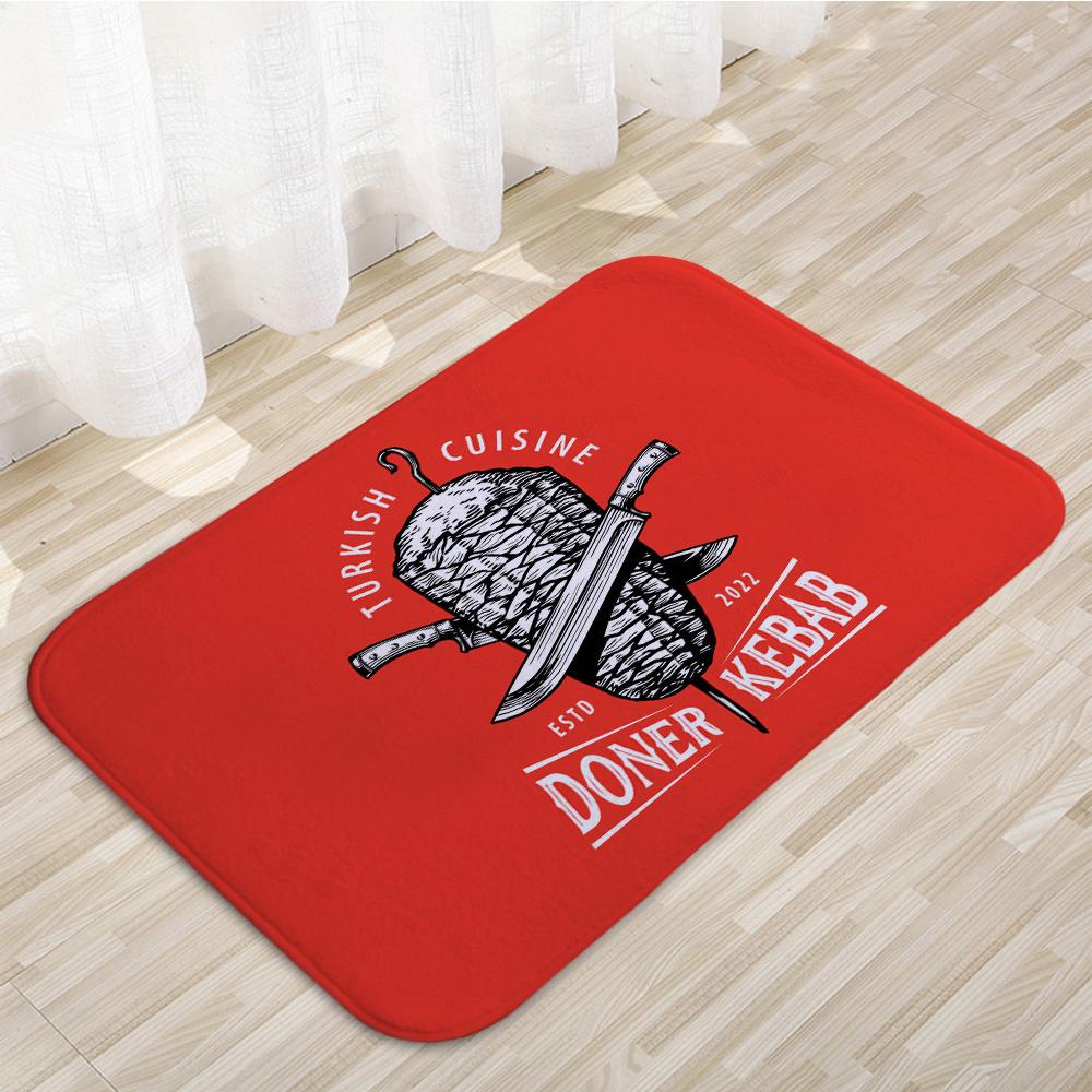 

Floor Mats Doner Kebab Home Carpet Door Mats Modern Decor Carpet Anti-Slip Floor Mats 713 40cmx60cm
