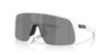 Oakley Sunglasses Frame Color Matte Lens Prizm 134mm 0OO9496, (Front) White, Color Black,