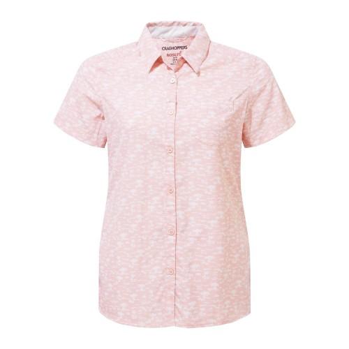 CRAGHOPPERS Womens/Ladies Nosilife Tillia Printed Short-Sleeved Shirt