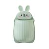 Niedlicher Cartoon Hase Zahnbürstenhalter Badezimmer Wandmontiert Make-up Aufbewahrungsbox Stanzfreies Regal Heimbehälter Organizer